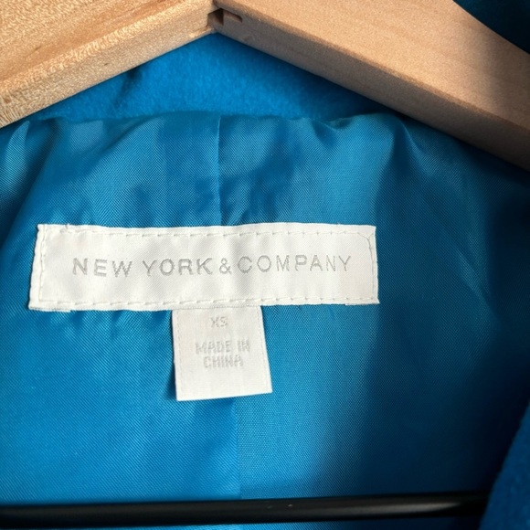 New York & Company Wool Blend Lined Pea Coat Women's Size XS - Picture 4 of 14